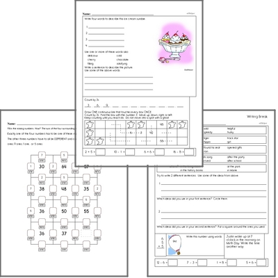 Free L.2.5.B Practice Workbook<BR>Multiple pages of practice for L.2.5.B skills.<BR>Includes second grade language arts, math, and puzzles.