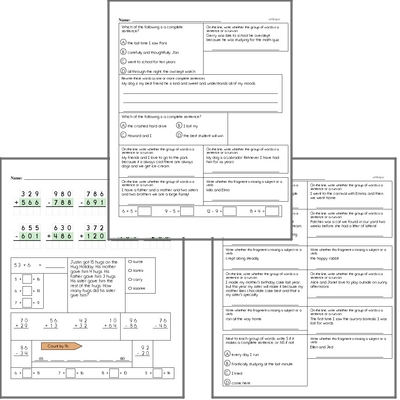 Free L.4.1.F Practice Workbook<BR>Multiple pages of practice for L.4.1.F skills.<BR>Includes fourth grade language arts, math, and puzzles.