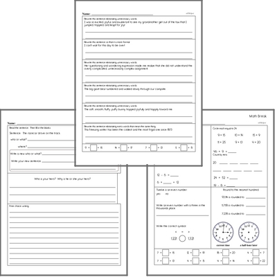 Free L.6.3.B Practice Workbook<BR>Multiple pages of practice for L.6.3.B skills.<BR>Includes sixth grade language arts, math, and puzzles.