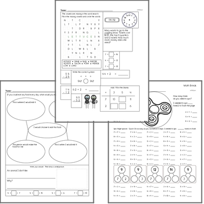 Free L.6.4.D Practice Workbook<BR>Multiple pages of practice for L.6.4.D skills.<BR>Includes sixth grade language arts, math, and puzzles.