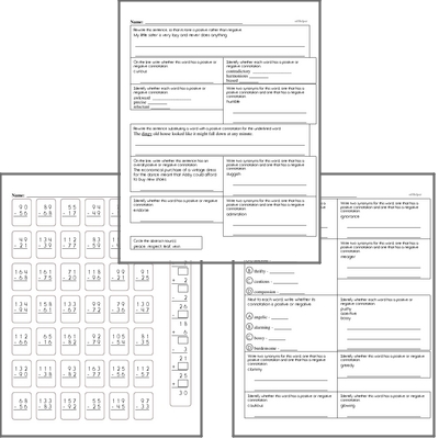 Free L.6.5.C Practice Workbook<BR>Multiple pages of practice for L.6.5.C skills.<BR>Includes sixth grade language arts, math, and puzzles.