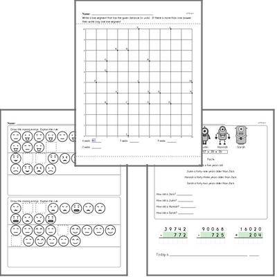 Third Grade Homework Packets