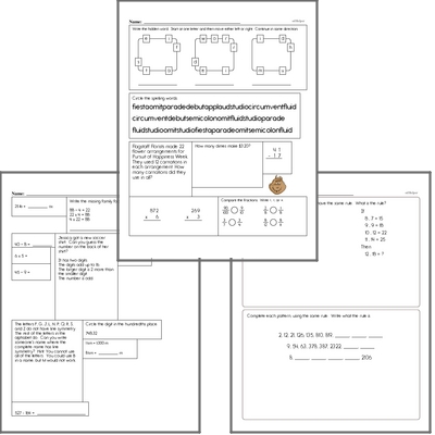 6th grade Homework Workbooks for October | edHelper