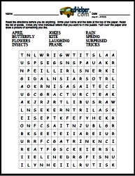 April Fool's Day Activities, Worksheets, Printables, and Lesson Plans