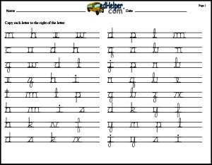 Handwriting Practice Sheets - free handwriting worksheets - 3 styles