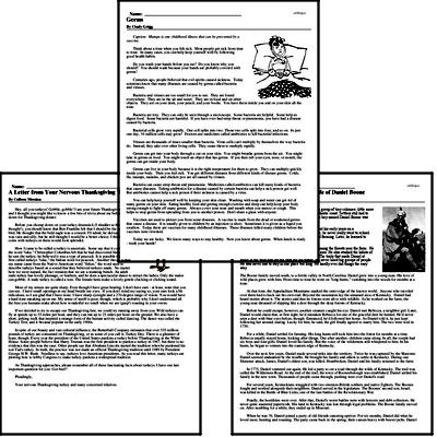 fifth grade reading comprehensions free pdf worksheets edhelper com