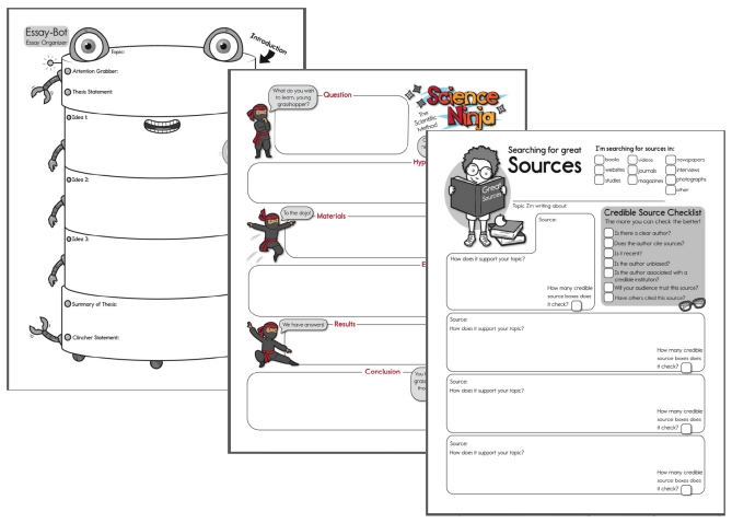 free books printable story pdf 1 for grade edHelper.com Organizers Graphic   Worksheets Free