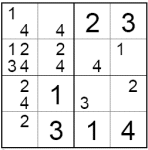 Free Printable Hard Sudoku with the Answer #10660