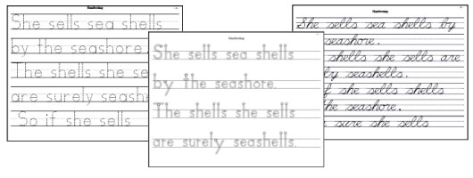 Free Handwriting Worksheets And Handwriting Based Activities