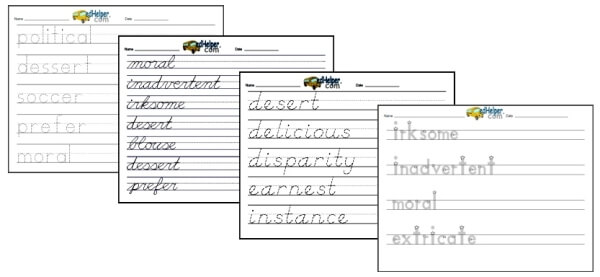 Free Printable Neat Handwriting Practice Sheets For All Ages