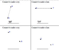 Free Lines and Line Segments Worksheets
