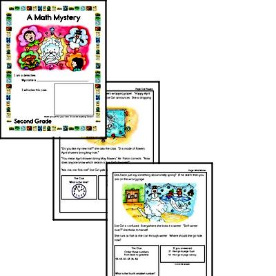 Math Mystery Madness Printable Book