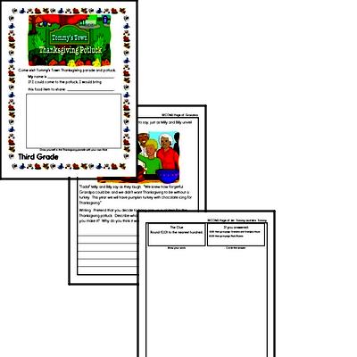 Math Mystery Tommy Town Printable Book