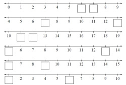 free printable math number lines worksheets edhelper com