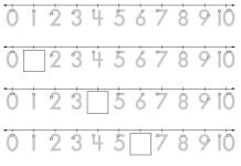 Number Lines Worksheets