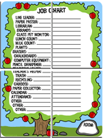 Classroom Helper Chart Free Printables