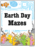 Earth Day Mazes: Easy