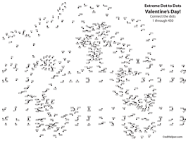 Extreme Dot To Dot: Valentine's Day