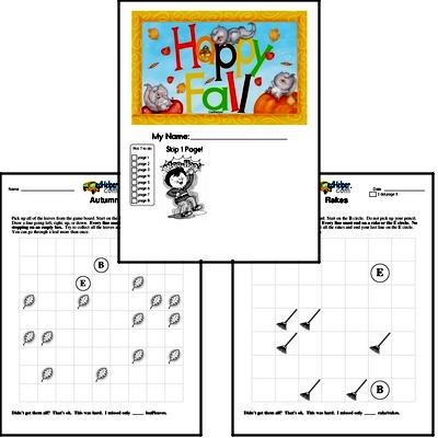 Fall Workbook - Celebrate autumn in the classroom with these fun workbooks that kids will enjoy. Use them for homework, morning work, or classwork. Great mixed review of math, English language arts, spelling, and critical thinking skills that will challenge the most gifted students! Teachers and students love these! Enjoy.