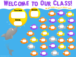 Welcome Charts For Classroom Doors