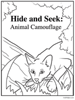 Animal Camouflage Activities, Worksheets, Printables, and Lesson Plans