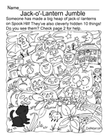  Halloween  Puzzles Worksheets  Lessons and Printables 