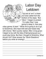 Labor Day Theme Unit - Printables and Worksheets