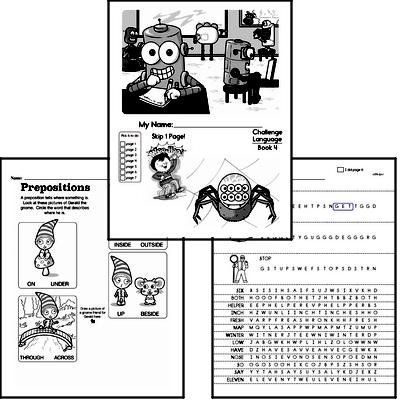 Writing, Language, and Basic Grammar Practice for October (Book #2)