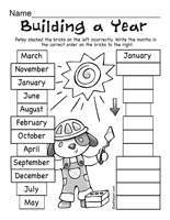 free calendar worksheets edhelpercom