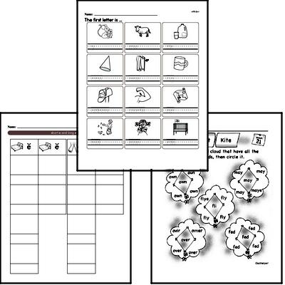 January Spelling<BR>Word Study Workbook<BR>for Kindergarteners