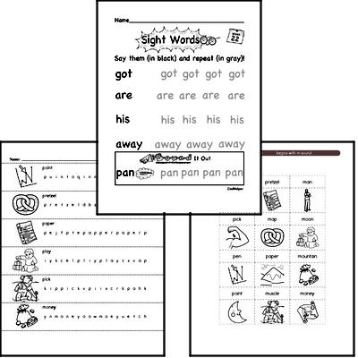 February Spelling<BR>Word Study Workbook<BR>for Kindergarteners