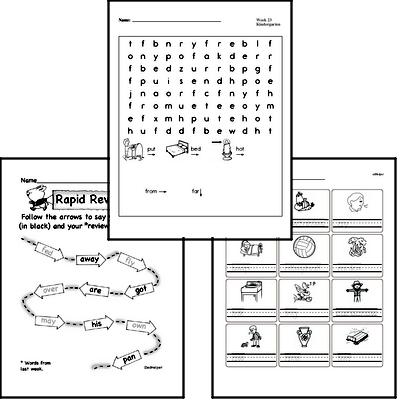 February Spelling<BR>Word Study Workbook<BR>for Kindergarteners