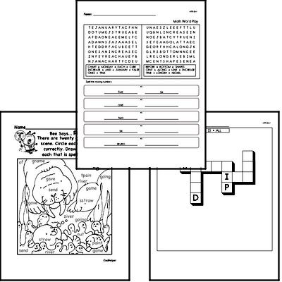 First Grade Spelling, Vocabulary, and Word Study Workbooks for March ...