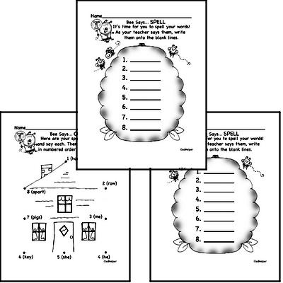 June Spelling<BR>Word Study Workbook<BR>for First Graders