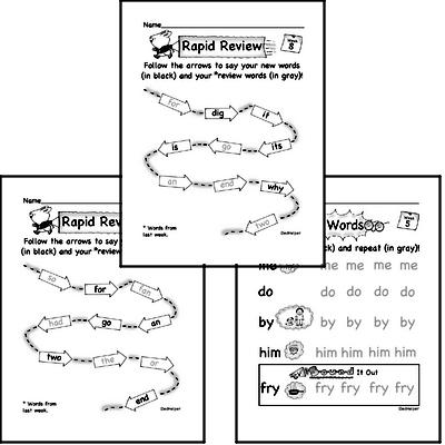 June Spelling<BR>Word Study Workbook<BR>for Kindergarteners