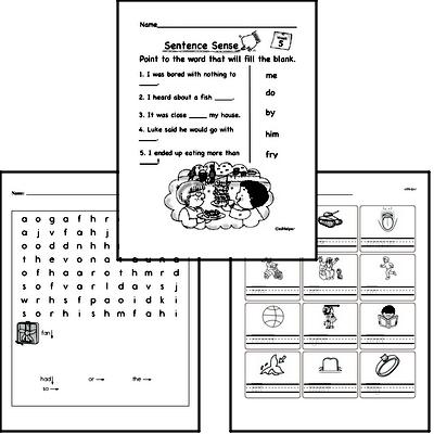 June Spelling<BR>Word Study Workbook<BR>for Kindergarteners