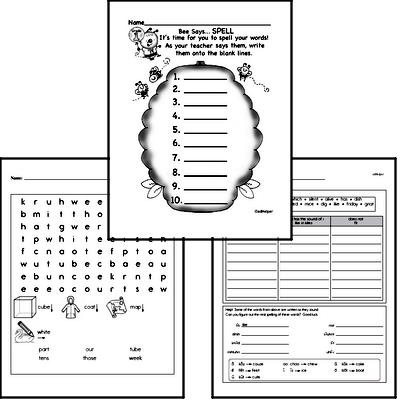 August Spelling<BR>Word Study Workbook<BR>for First Graders