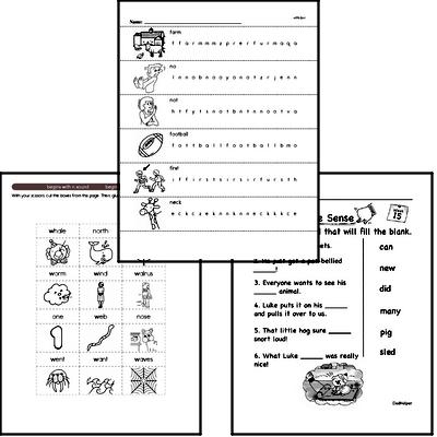 August Spelling<BR>Word Study Workbook<BR>for Kindergarteners