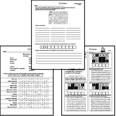 High School Spelling List and Workbook (May book #4)<BR>Week of May 27