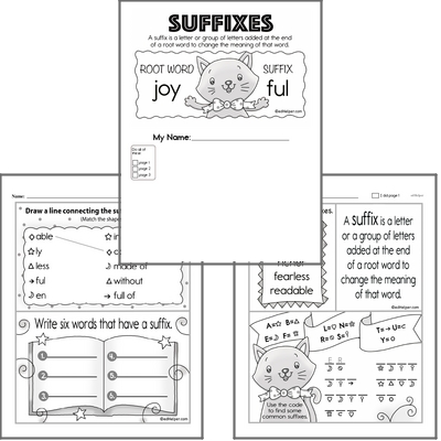 Introduction to Suffixes Workbook