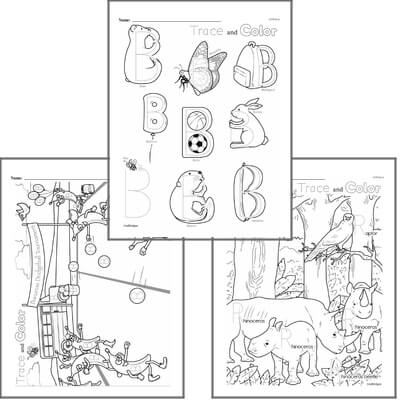Letter Book #2b with Graphics for Preschool Kids; Letters 