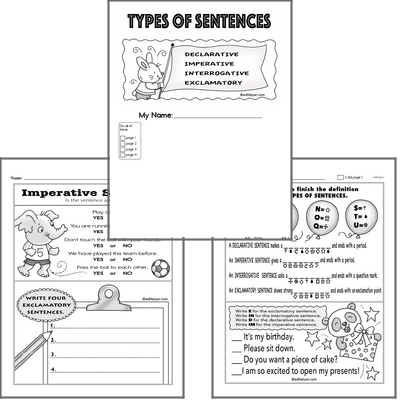 Introduction to Types of Sentences Workbook