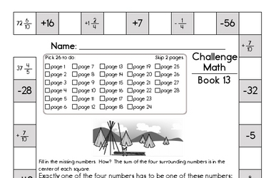 Weekly Math Worksheets for December 1