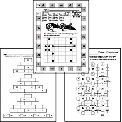 Weekly Math Worksheets for December 7