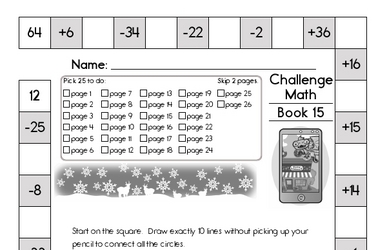 Weekly Math Worksheets for December 12