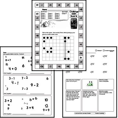 Weekly Math Worksheets for December 21