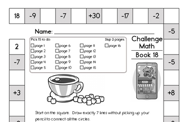 Weekly Math Worksheets for January 1