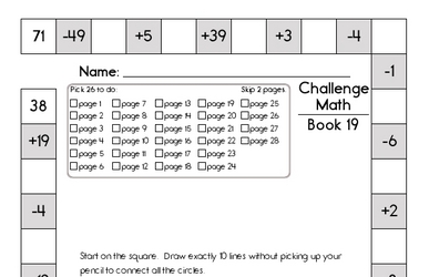 Weekly Math Worksheets for January 10