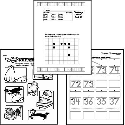 Weekly Math Worksheets for January 6
