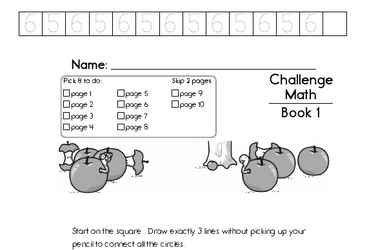 Weekly Math Worksheets for September 4